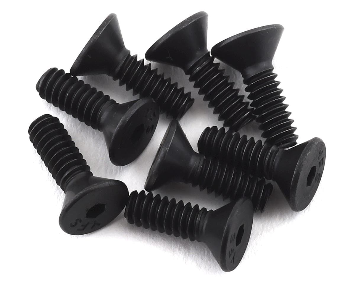 Custom Works 4-40x3/8" Flat Head Screws (8)