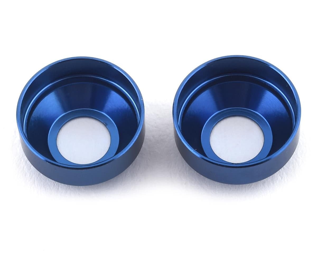 Custom Works Hex Drive Axle CVA Collars (Blue) (2)