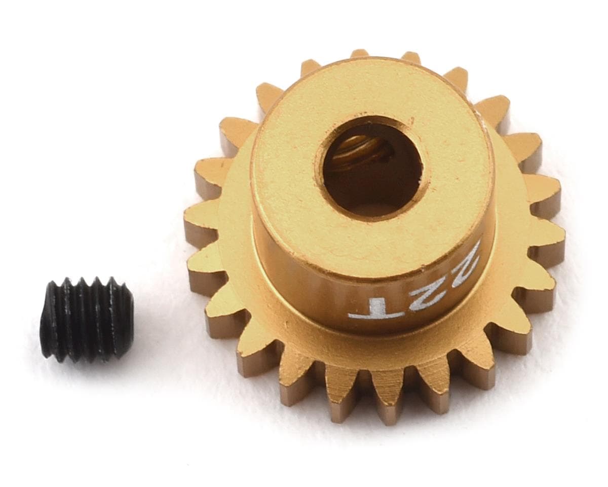Trinity 48P Ultra Light Weight Aluminum Pinion Gear (3.17mm Bore) (22T)
