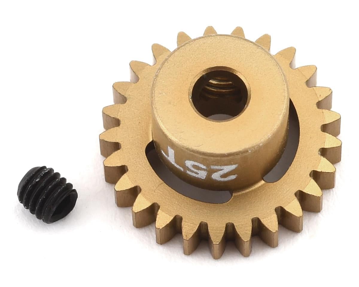 Trinity 48P Ultra Light Weight Aluminum Pinion Gear (3.17mm Bore) (25T)