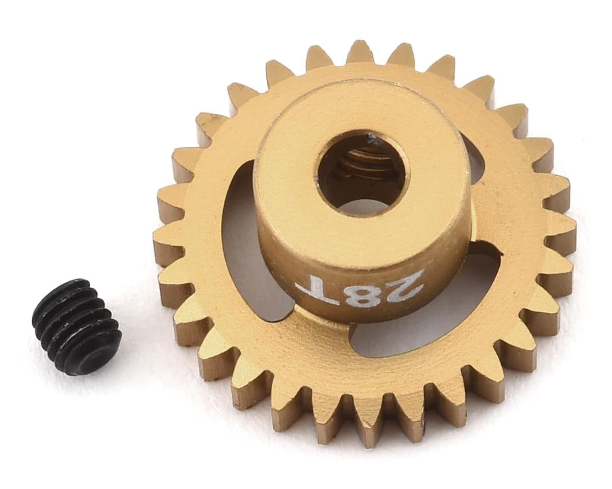 Trinity 48P Ultra Light Weight Aluminum Pinion Gear (3.17mm Bore) (28T)
