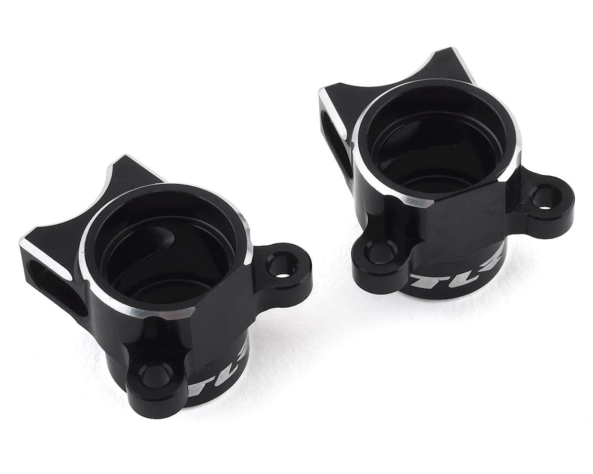 Team Losi Racing 22 5.0 Aluminum VHA Hub Body Set (Black) (2)
