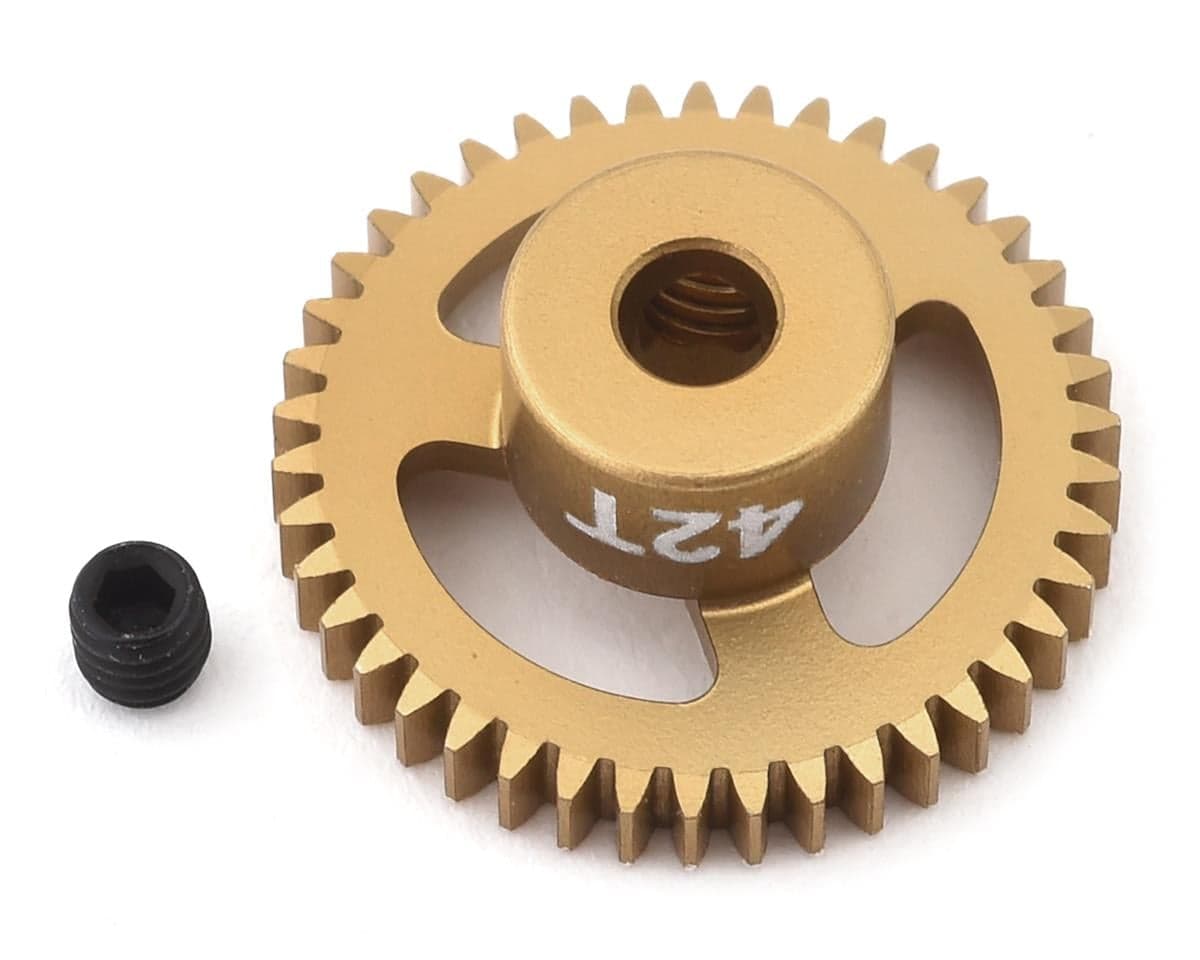 Trinity 64P Ultra Light Weight Aluminum Pinion Gear (3.17mm Bore) (42T)
