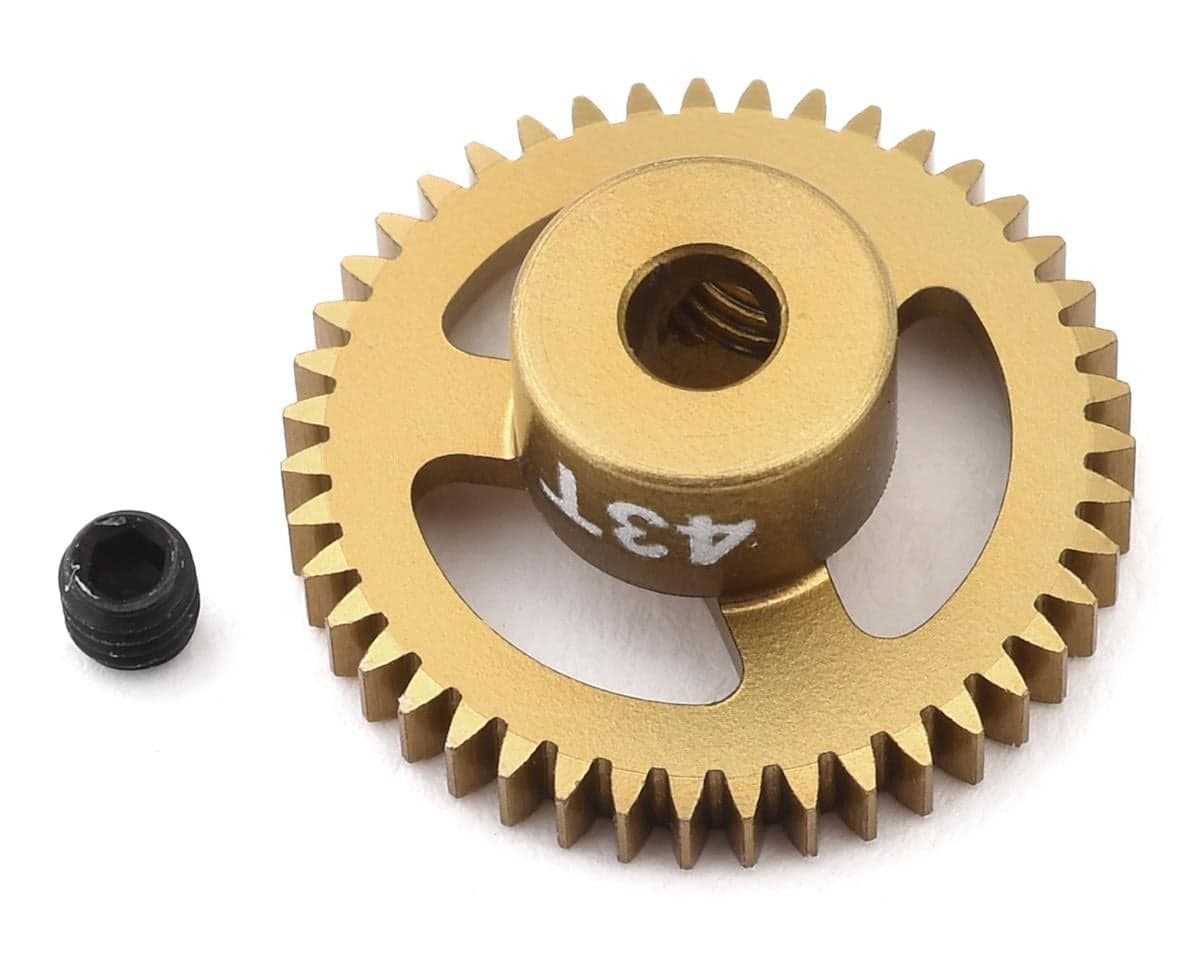 Trinity 64P Ultra Light Weight Aluminum Pinion Gear (3.17mm Bore) (43T)