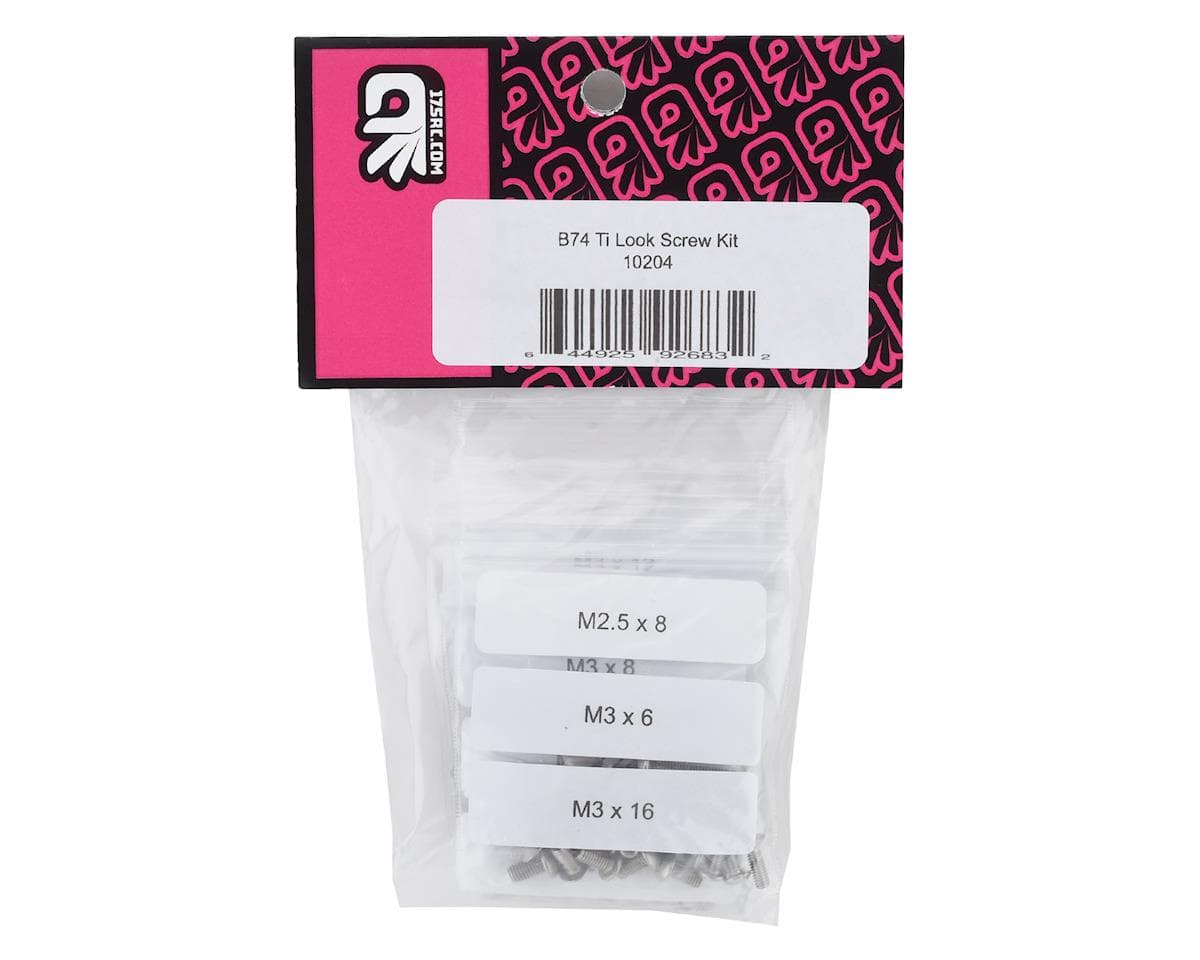 175RC RC10B74 "Ti-Look" Screw Kit