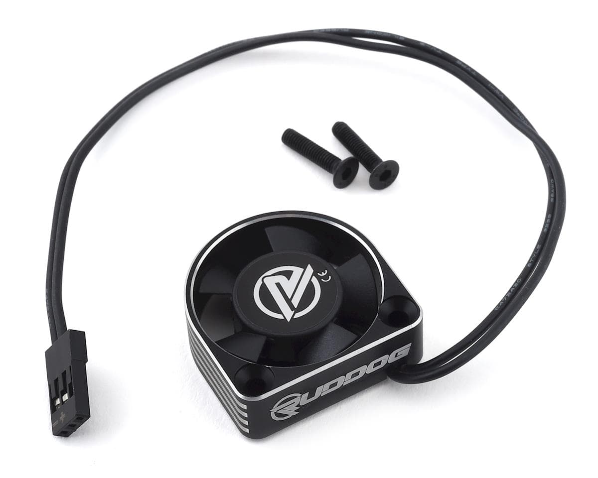 Ruddog 30mm Aluminum HV High Speed Cooling Fan (Black)