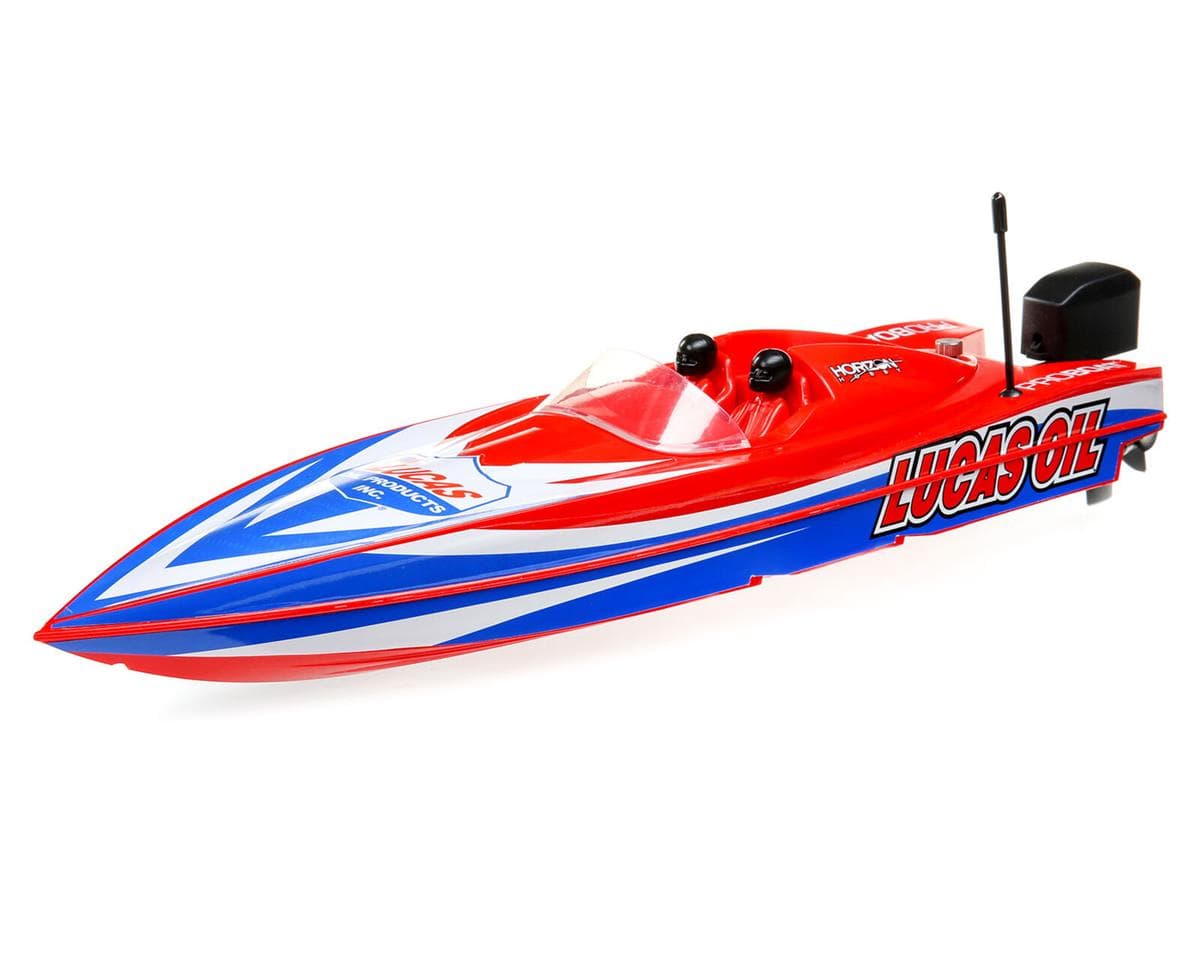 Pro Boat 17" Power Boat Racer Deep-V RTR Brushless Boat (Lucas Oil) w/2.4GHz Radio & SMART