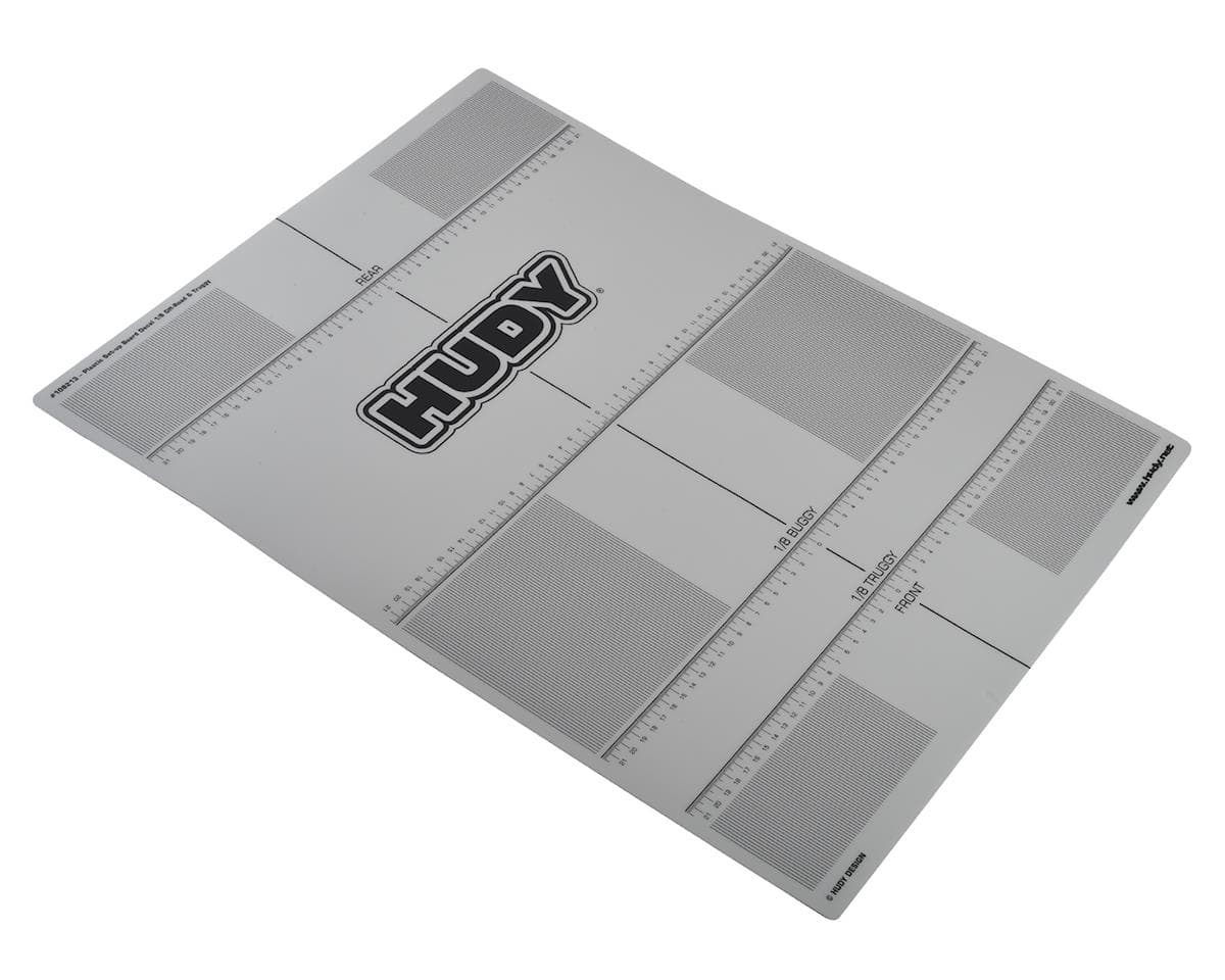 Hudy 1/8 Off-Road & Truggy Plastic Set-Up Board Decal (449x562mm)