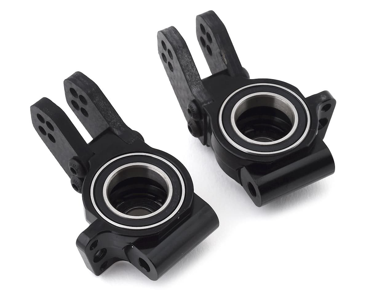 Hot Racing Arrma 6S Aluminum Rear Hubs w/Heavy Duty Bearings (Black) (2)