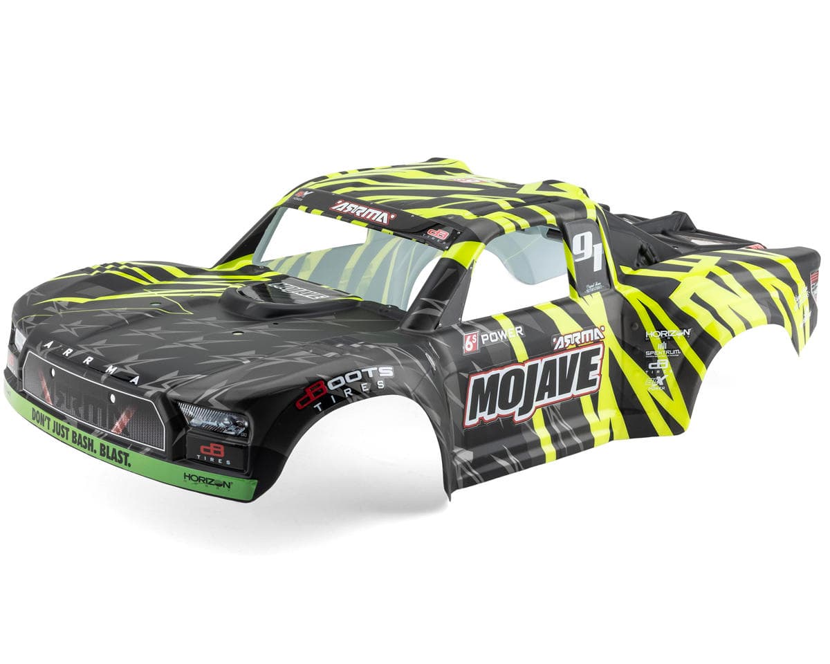 Arrma Mojave 6S BLX Pre-Painted Body (Black/Green)