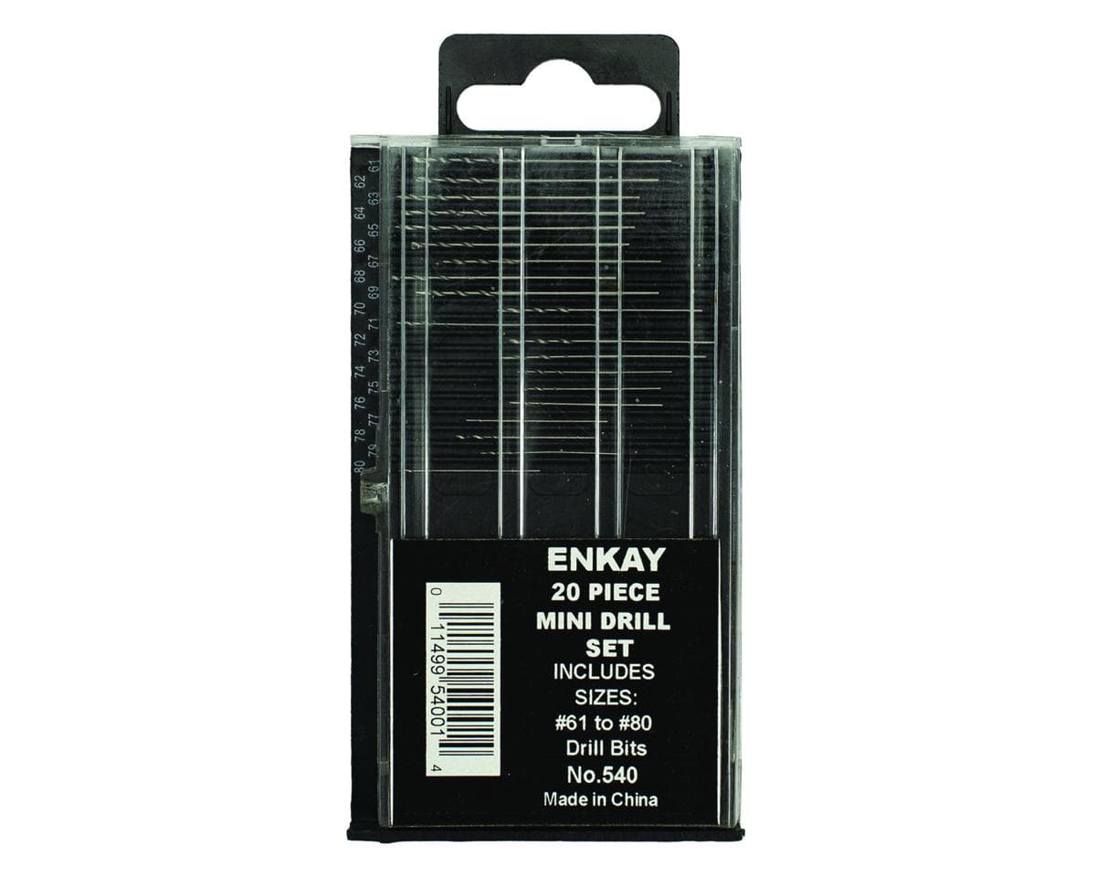 Enkay 20pc 61 to 80 Mini Drill Set