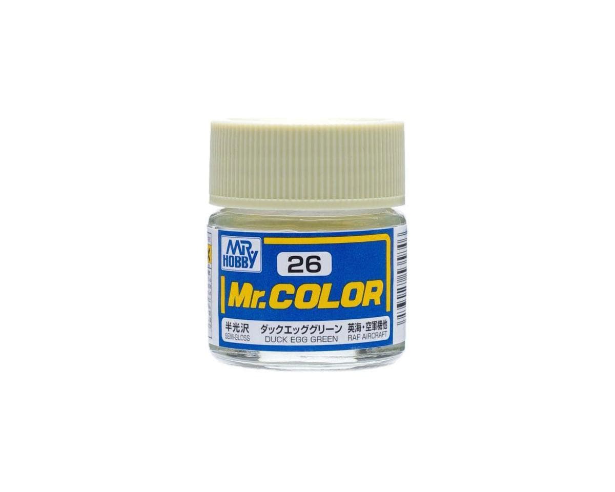 GSI Creos Mr. Hobby C26 Semi-Gloss Duck Egg Green Acrylic Hobby Paint (10ml)