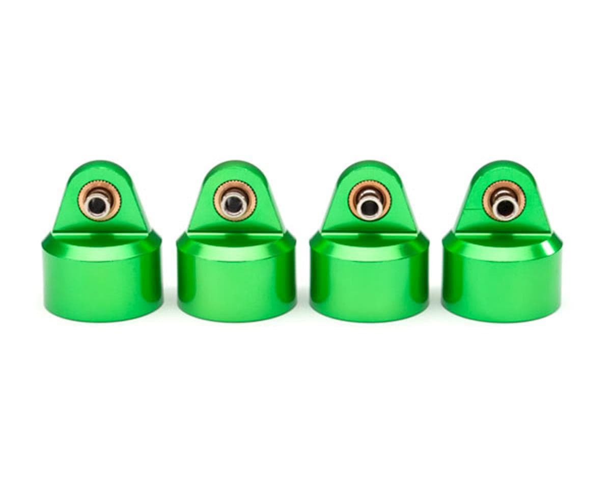 Traxxas GT-Maxx Aluminum Shock Caps (Green) (4)