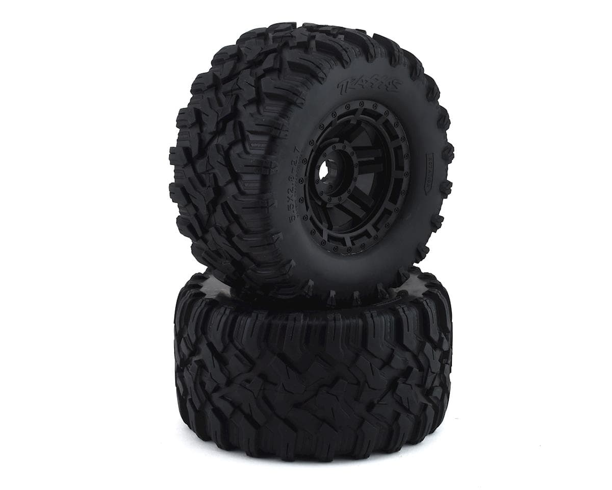 Traxxas Maxx 2.8" All-Terrain Pre-Mounted Tires (2) (Black)