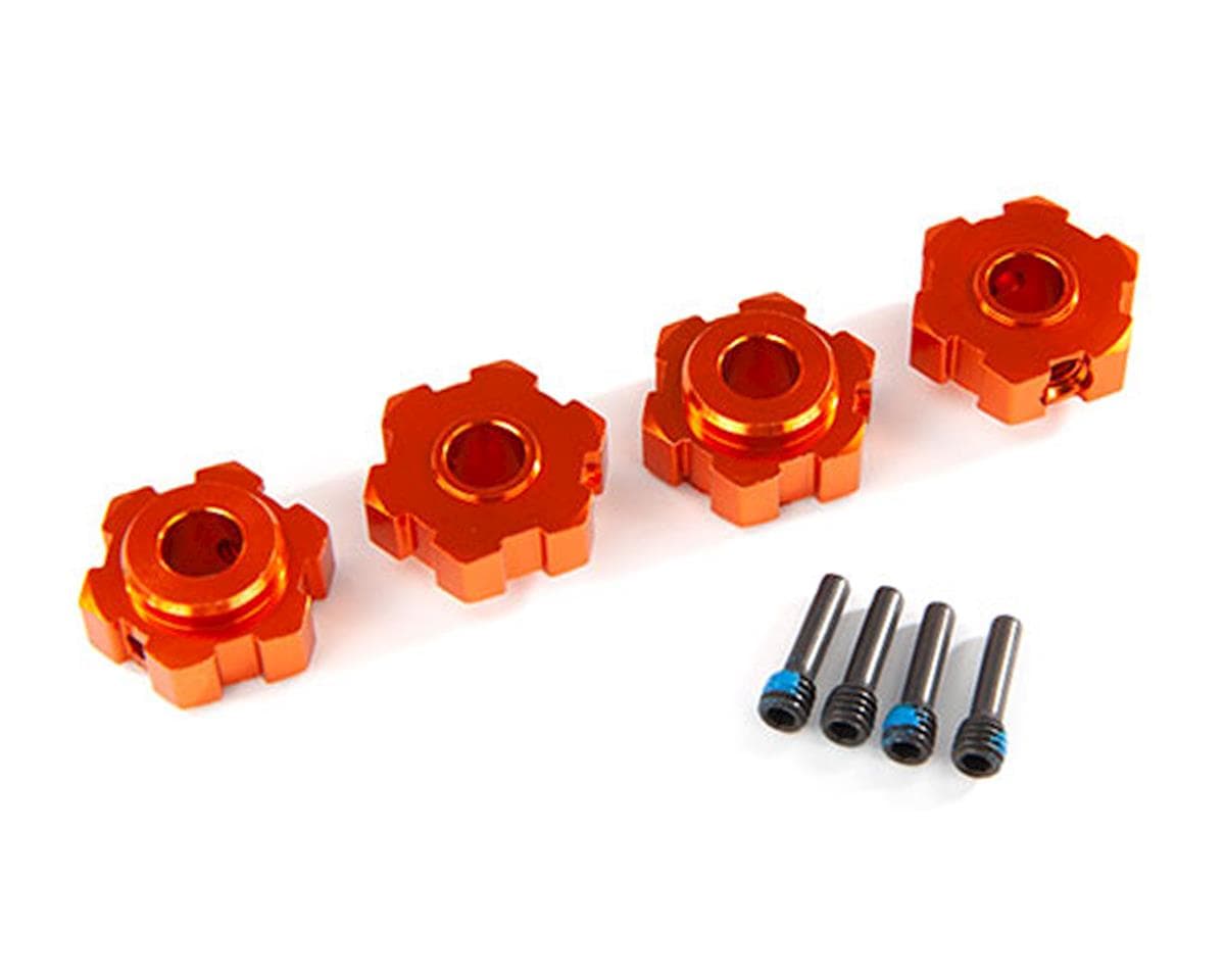 Traxxas Maxx Aluminum Wheel Hex (Orange) (4)