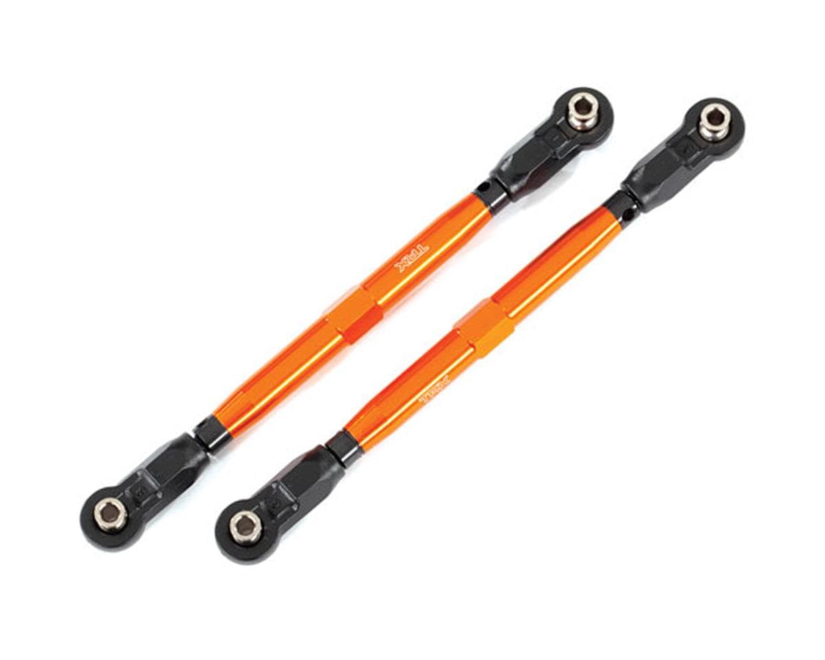 Traxxas WideMaxx Aluminum Toe Link Tubes (Orange) (2) (Use with TRA8995 WideMaxx Suspension Kit)