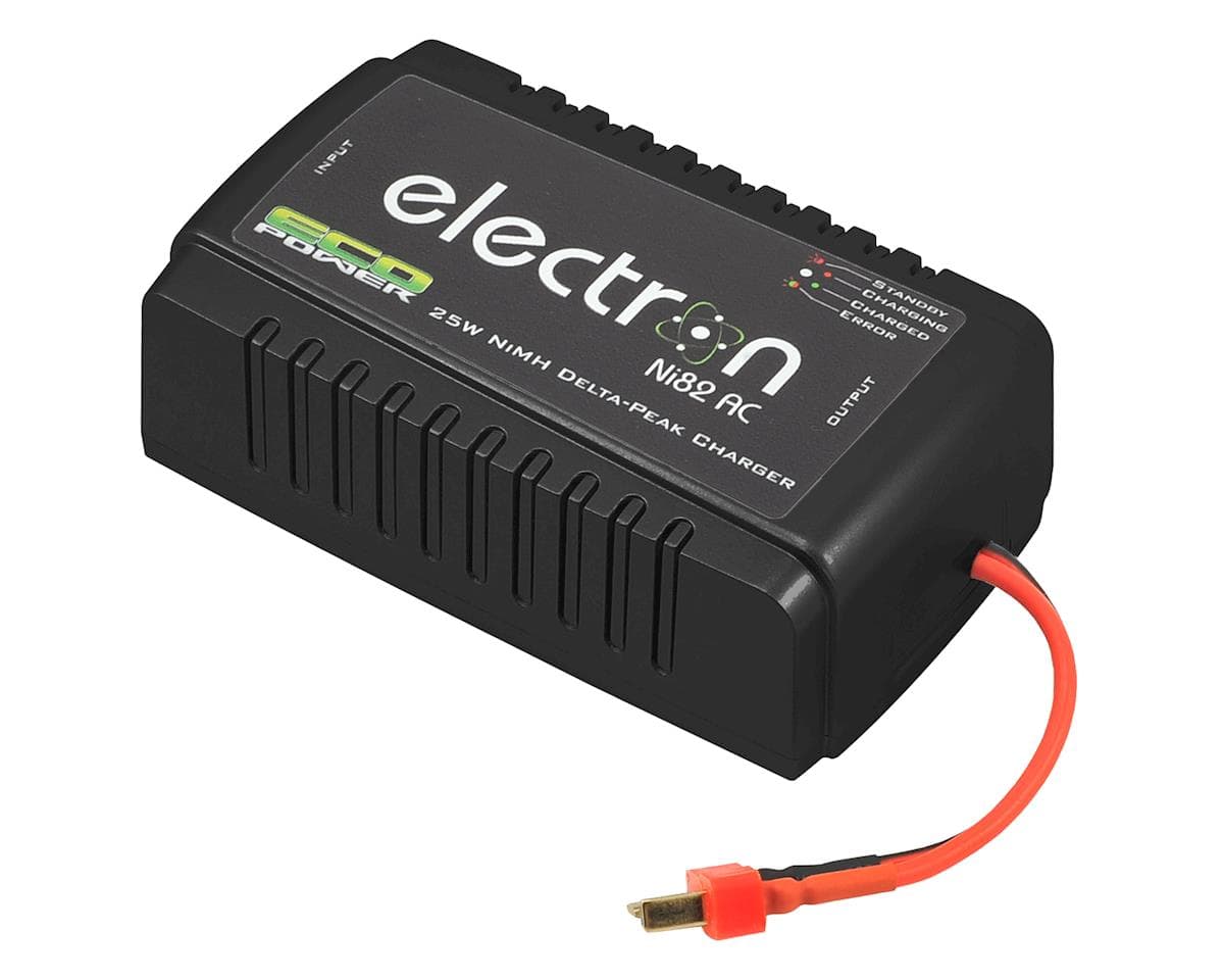 SCRATCH & DENT: EcoPower "Electron Ni82 AC" NiMH/NiCd Battery Charger (1-8 Cells/2A/25W)