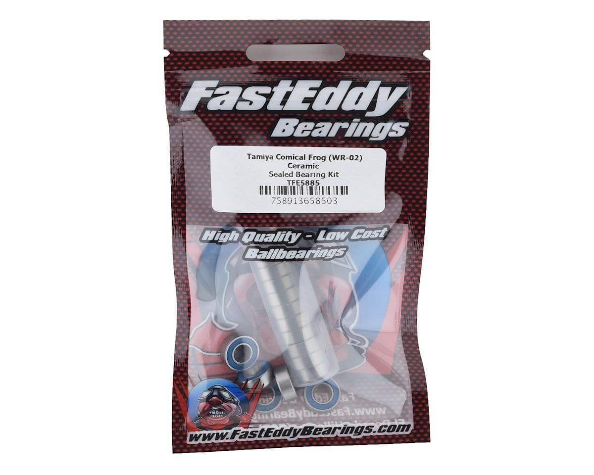 FastEddy Tamiya Comical Frog Ceramic Rubber Sealed Bearing Kit (WR-02)
