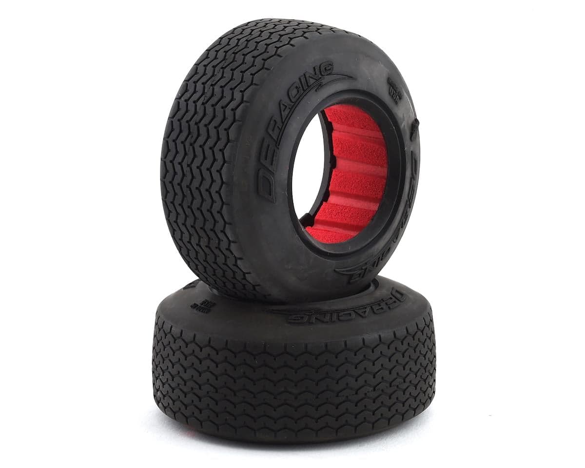 DE Racing Outlaw Sprint HB Dirt Oval Front Tires w/Red Insert (2) (D30)
