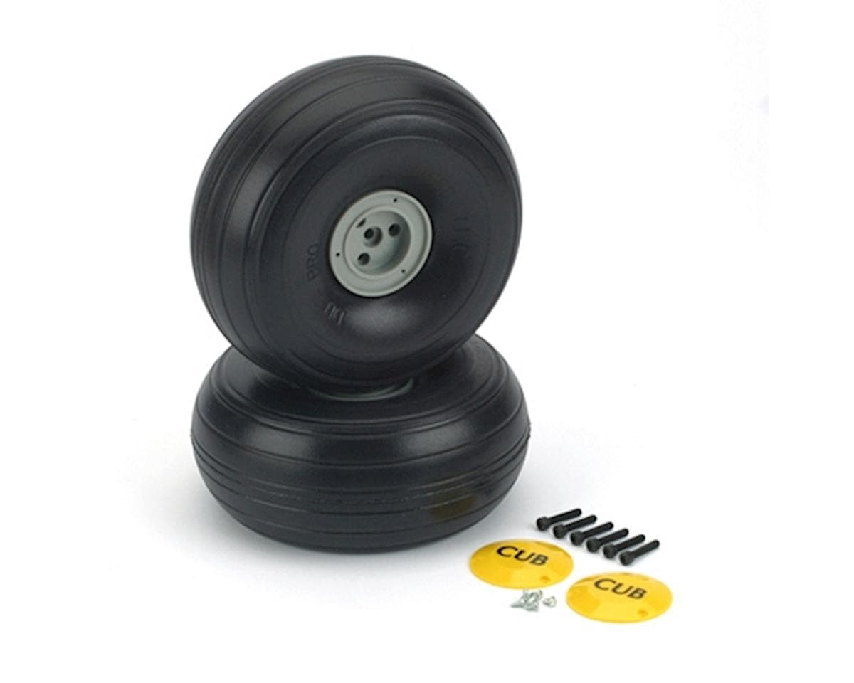 DuBro J3 1/3 Cub Wheels (2), 5-5/8" Lite