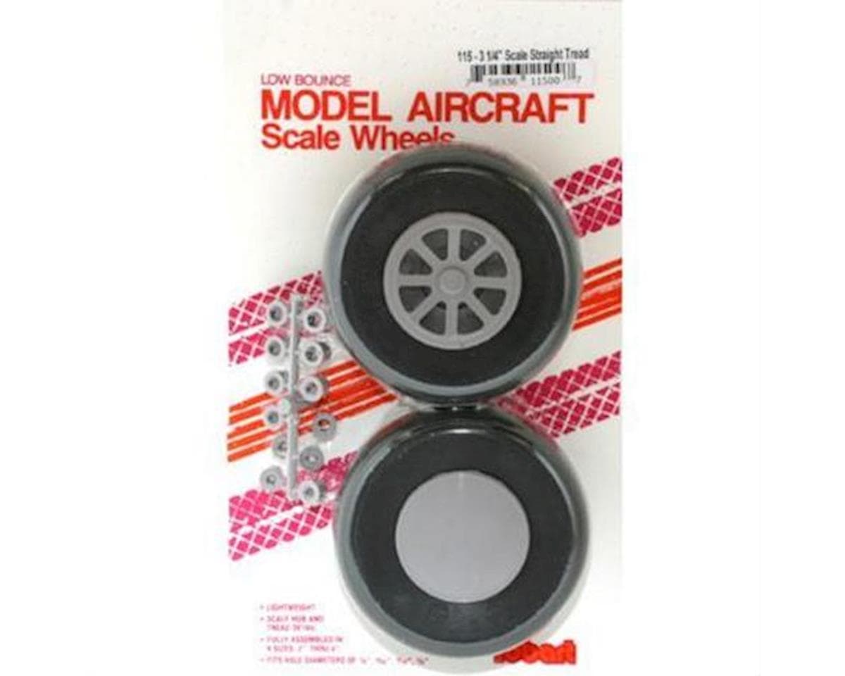 Robart U-325 Scale Wheels,3-1/4"