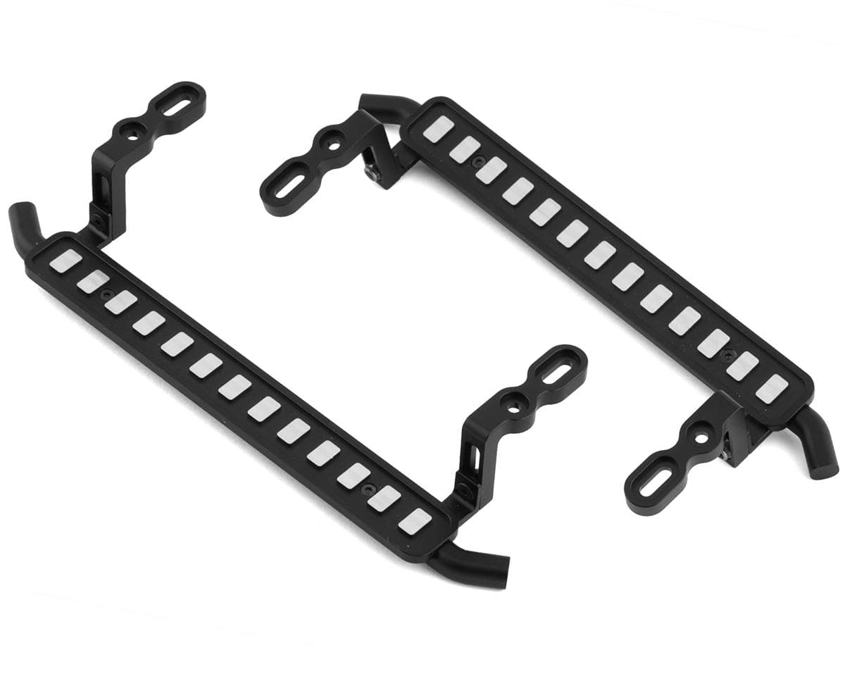 Hot Racing Aluminum ICE Cube Style Rock Sliders for Traxxas TRX-4 (Black) (2)