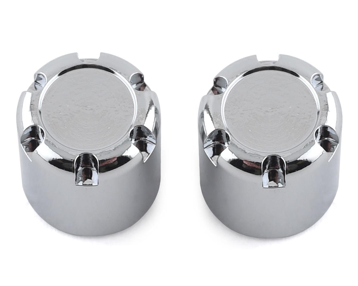 SSD RC Scale Rear Hubs (Chrome) (2)