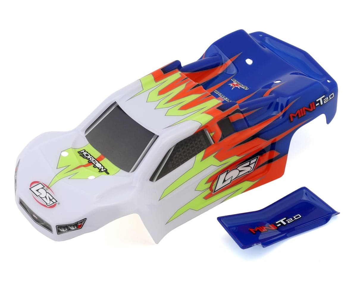 Losi Mini-T 2.0 Pre-Painted Body Set (Blue/White)