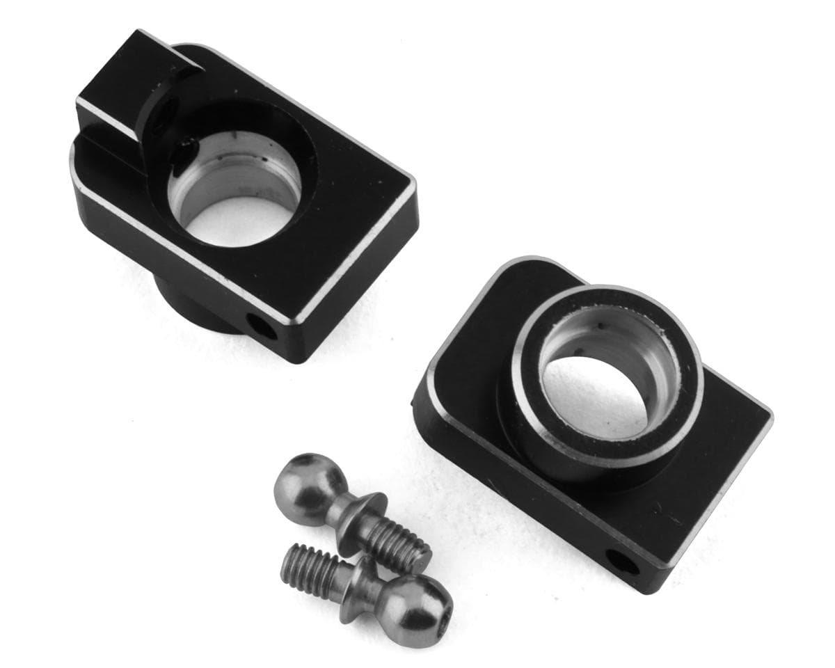 Losi Mini-T 2.0 Aluminum Rear Hub Set (Black)