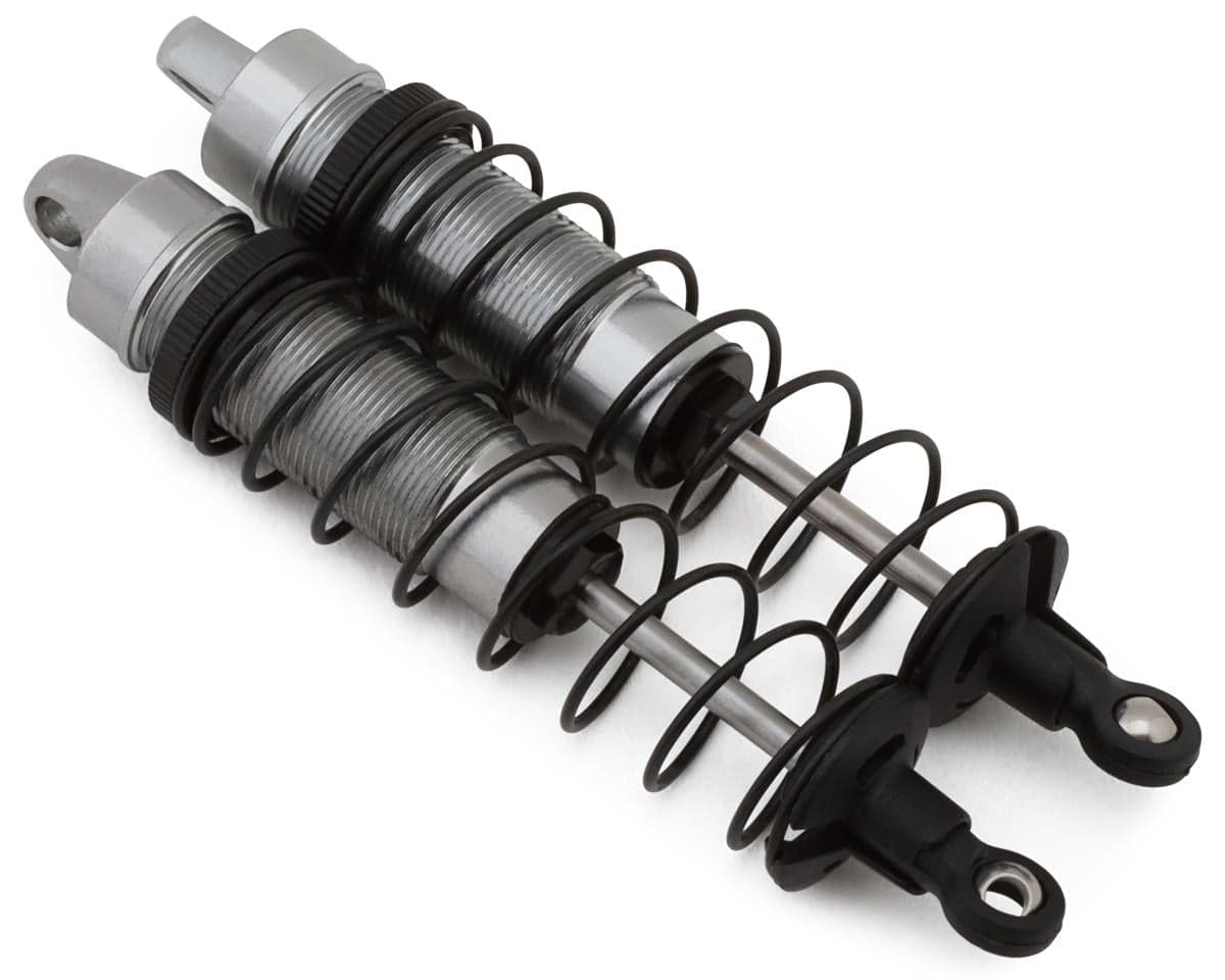 Losi Mini-T 2.0 Aluminum Rear Shock Assembly (Silver) (2)