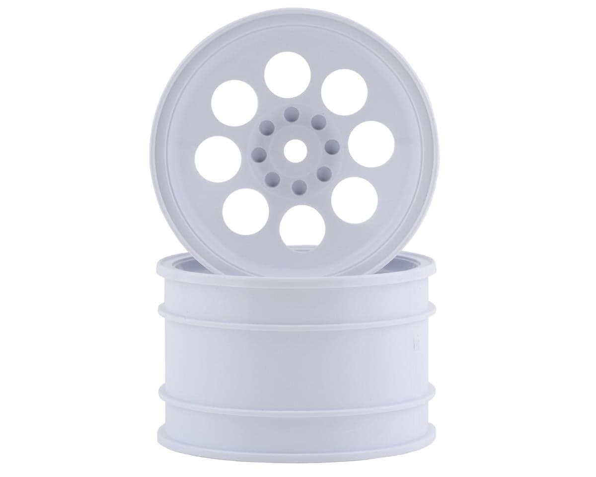 Kyosho Turbo Optima 50mm 8-Hole Wheels (White) (2) w/12mm Hex