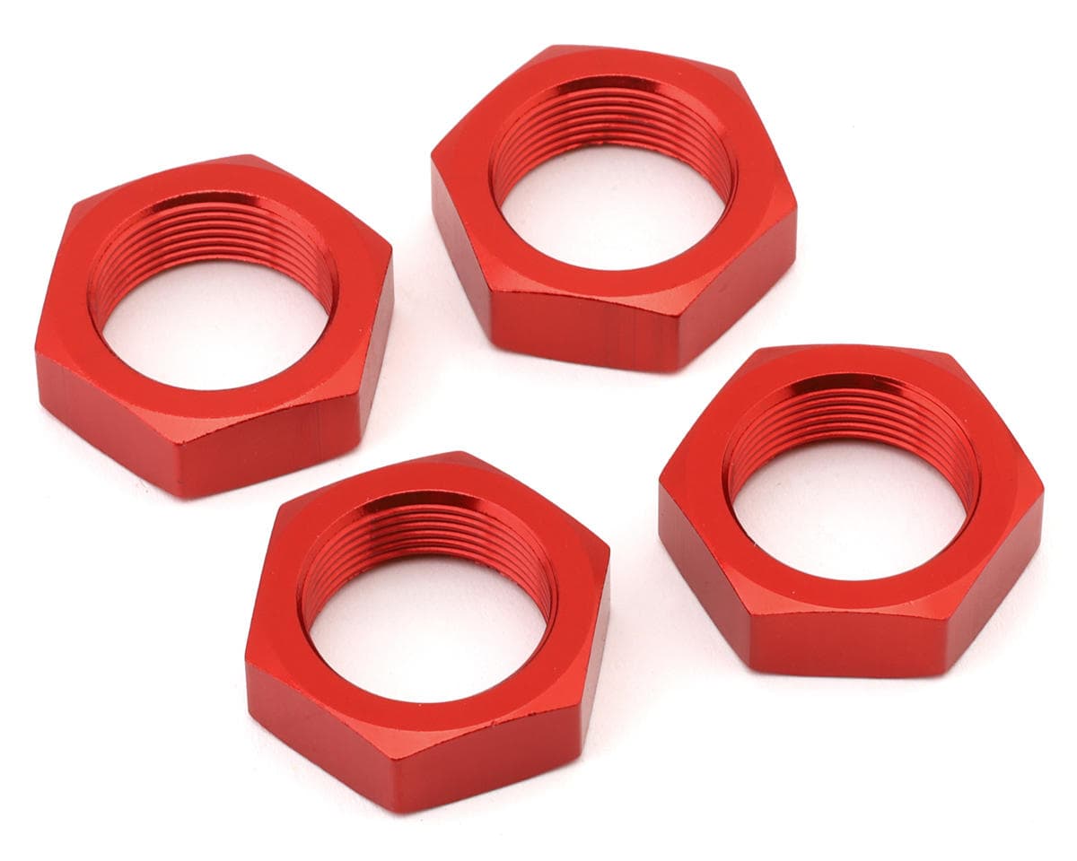 Arrma 8S BLX Aluminum 24mm Wheel Nut (Red) (4)