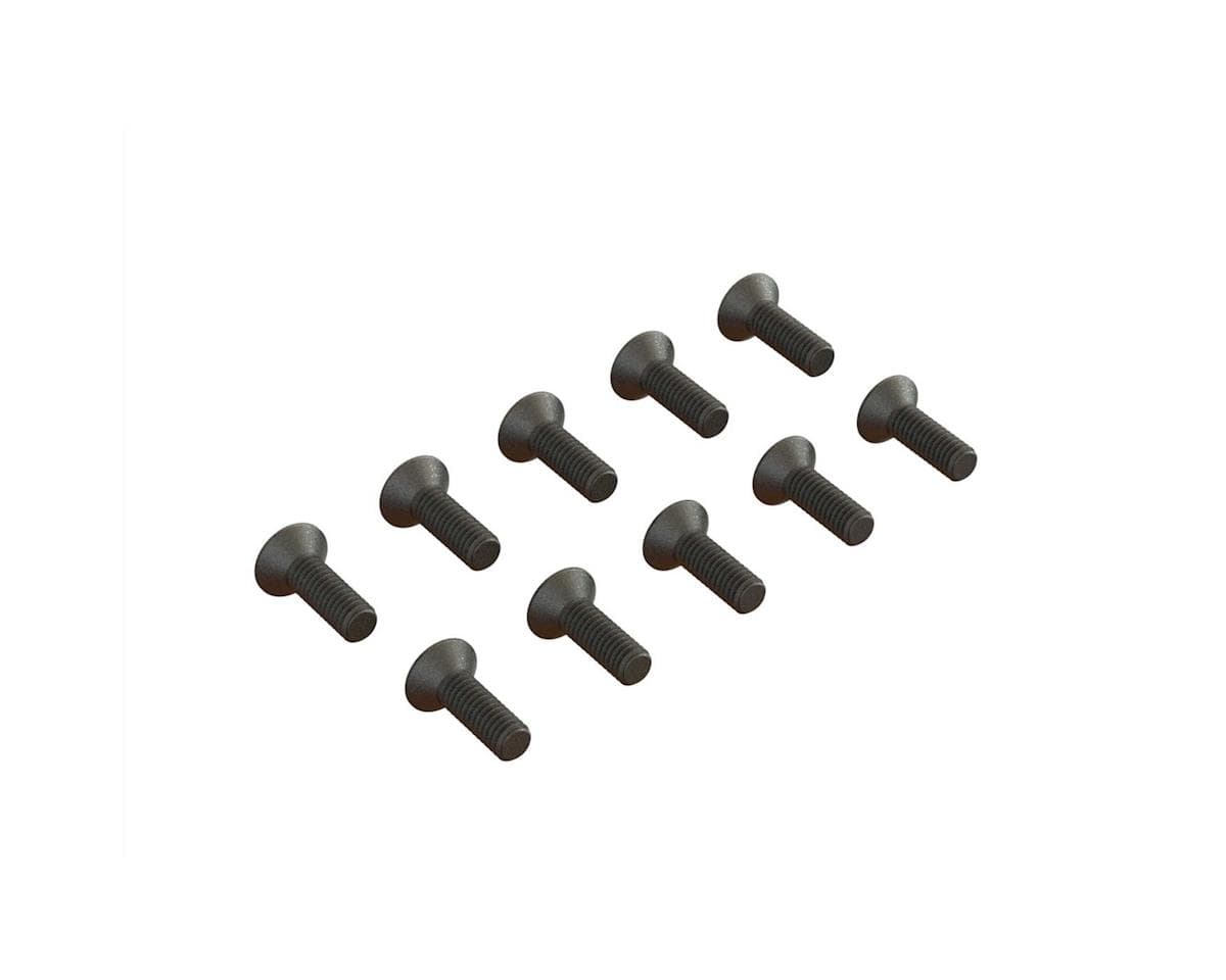 Arrma Flat Head Hex Machine Screw M2.5x8mm (10)