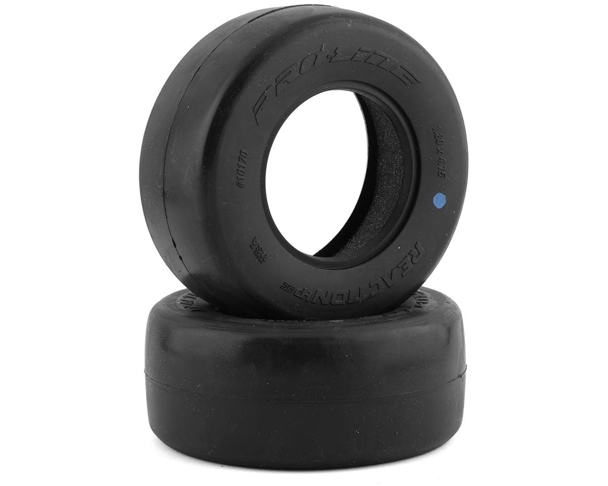 Pro-Line Reaction HP Belted Drag Slick 2.2/3.0 SCT Rear Tires (2) (Ultra Blue)