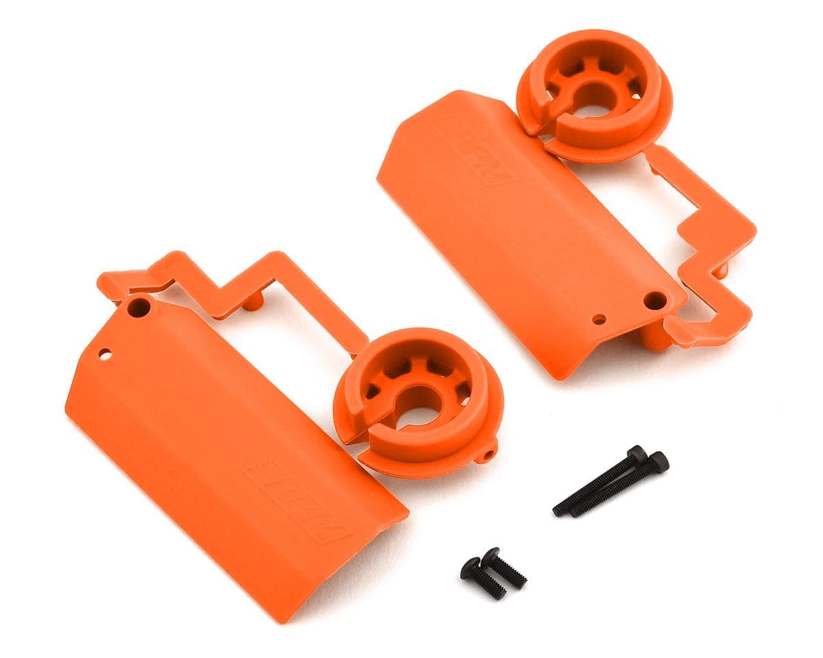 RPM Traxxas X-Maxx Shock Shaft Guards (Orange)