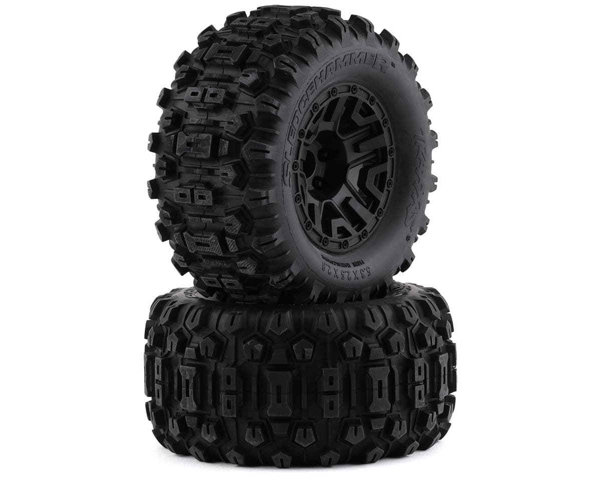 Traxxas Sledgehammer 2.8" Pre-Mounted Tires w/12mm Hex (2) (Black)
