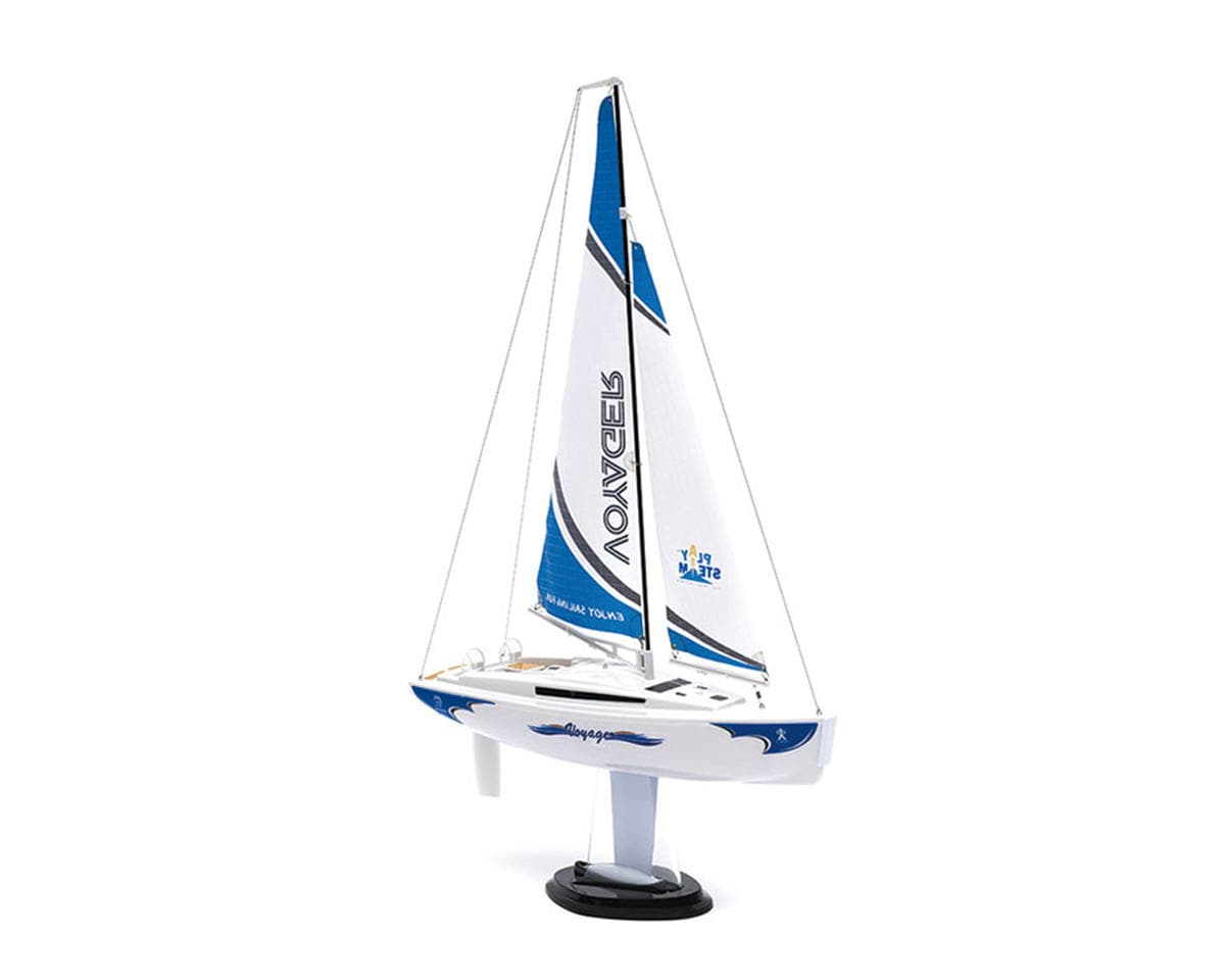 PlaySTEM Voyager 280 Sailboat w/2.4GHz Transmitter (Blue)