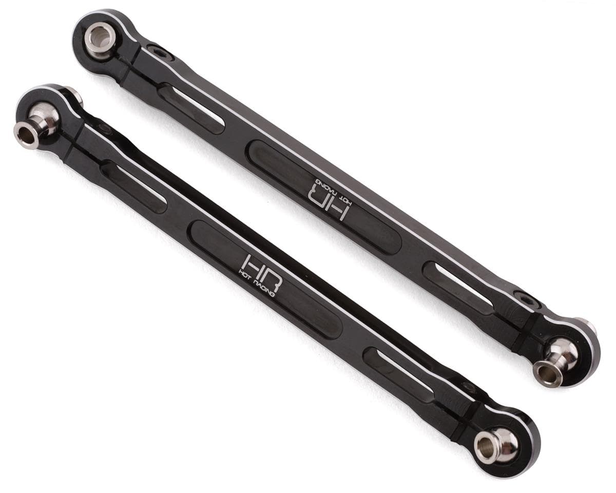 Hot Racing Aluminum Steering Toe Links for Traxxas Maxx (Black) (2)