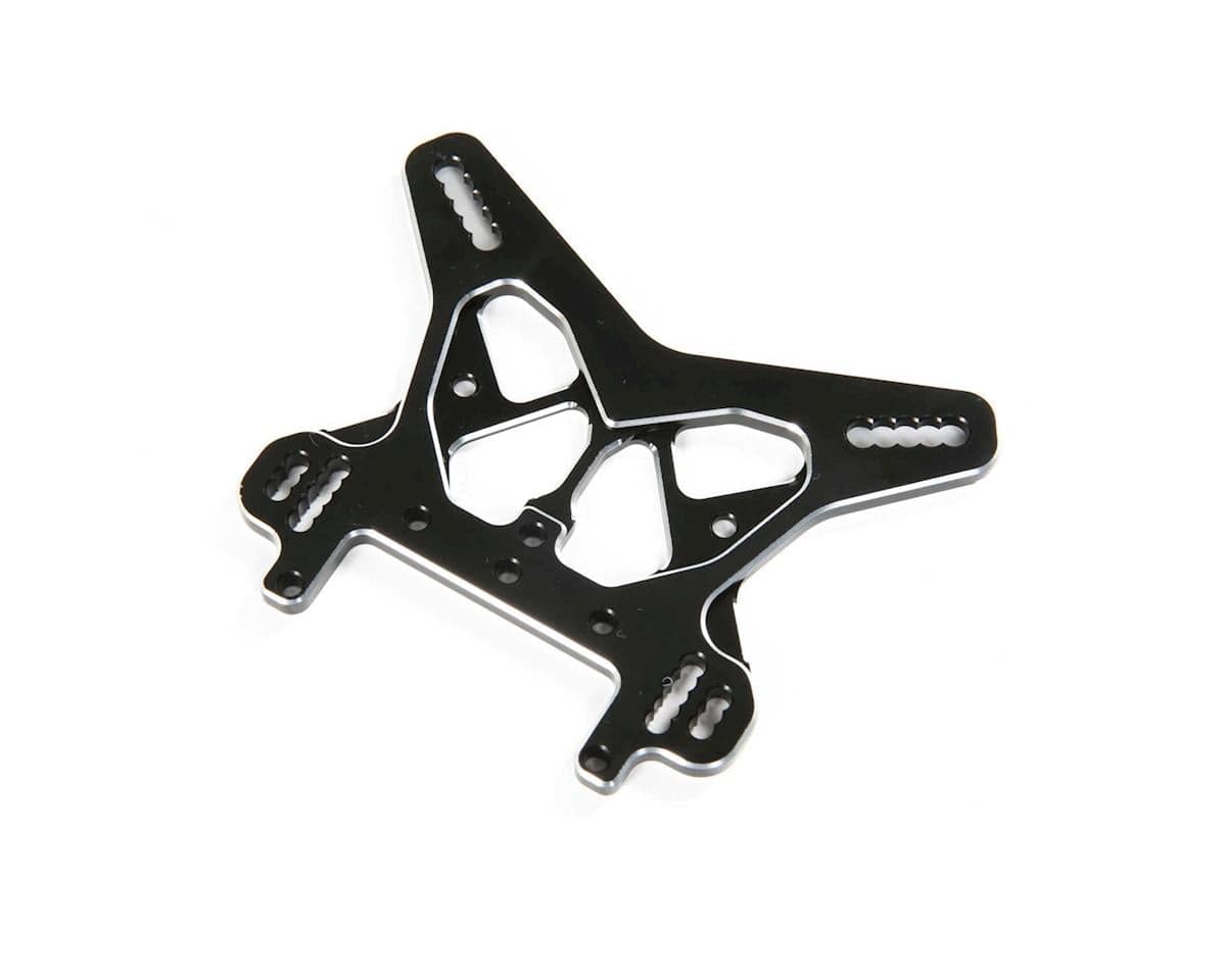 Team Losi Racing Rear Shock Tower, Black, Aluminum: 8X/8XE