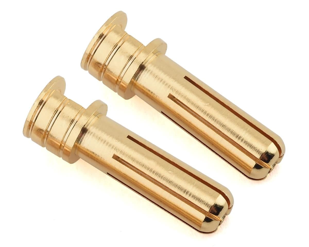 Ruddog 5mm Gold Cooling Head Bullet Plugs (2)