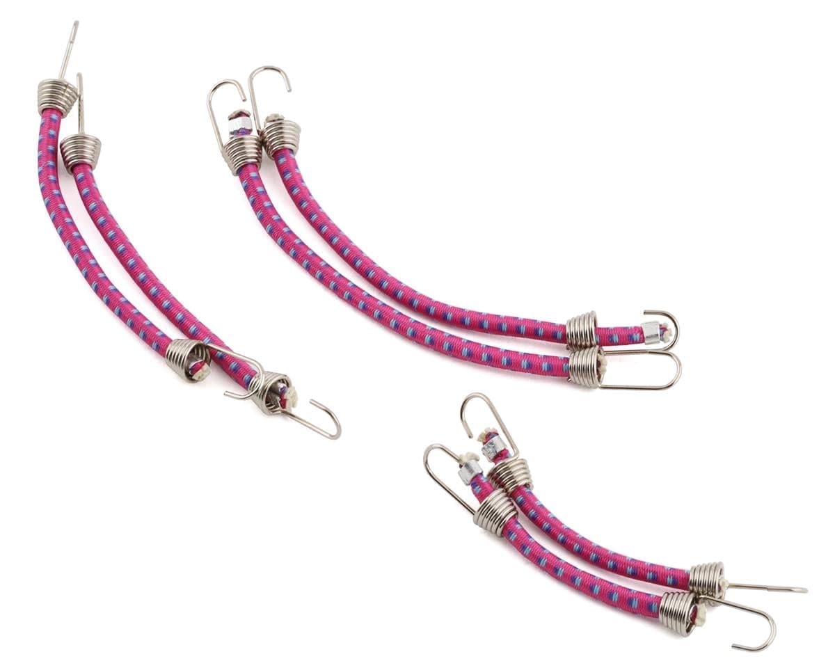 Hot Racing 1/10 Scale Bungee Cord Set (Purple/Blue) (6)