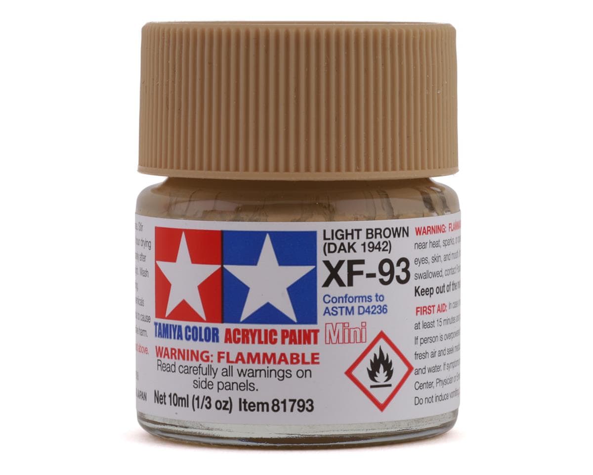 Tamiya XF-93 Light Brown DAK 1942 Acrylic Paint (10ml)