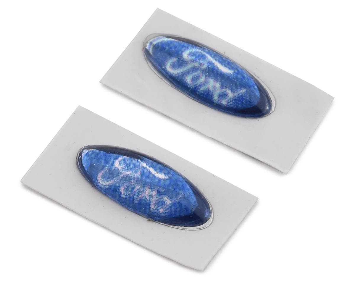 Sideways RC Ford Badges (2) (Miniature Scale Accessory)