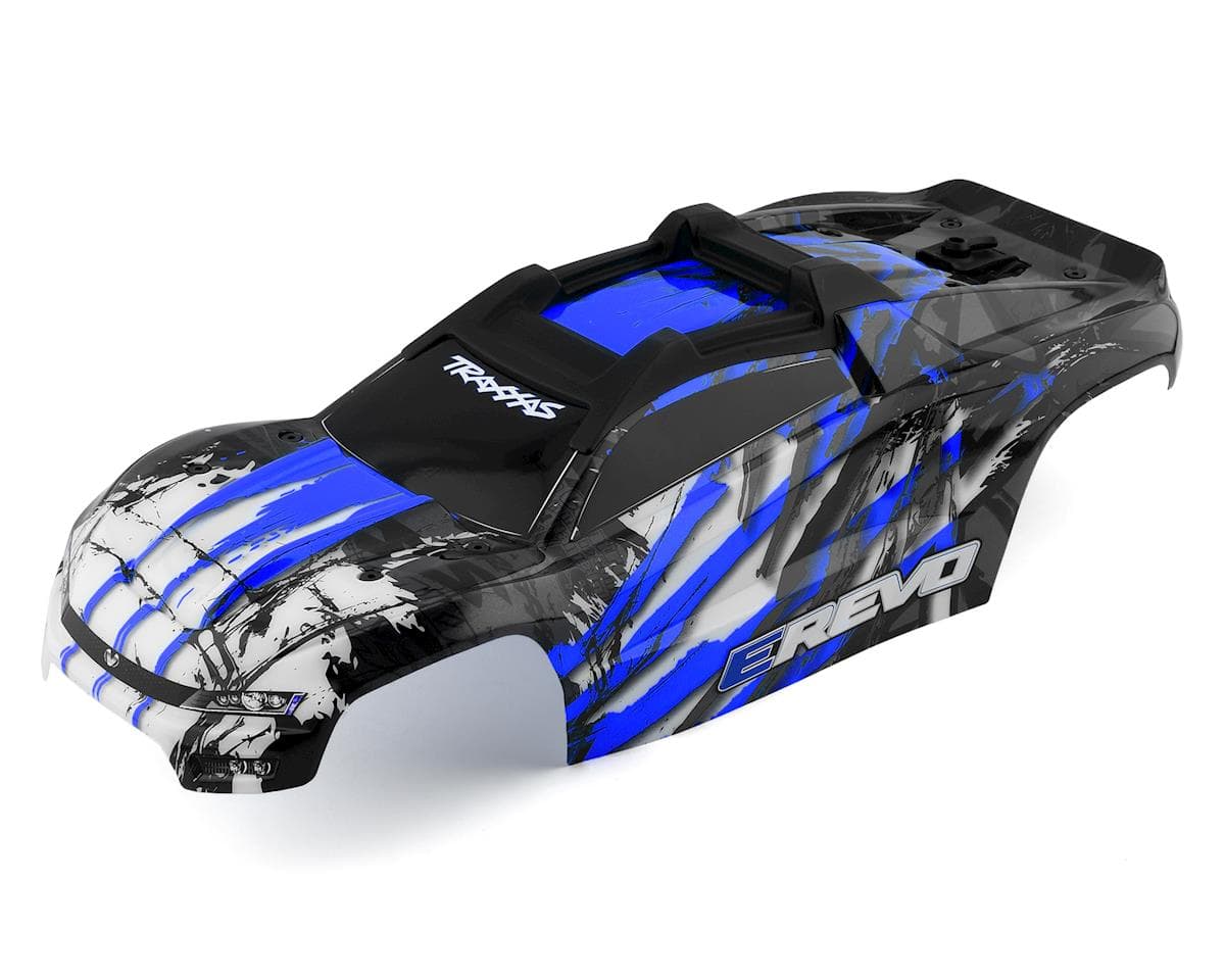 Traxxas E-Revo VXL 2.0 Pre-Painted Monster Truck Body (Blue)