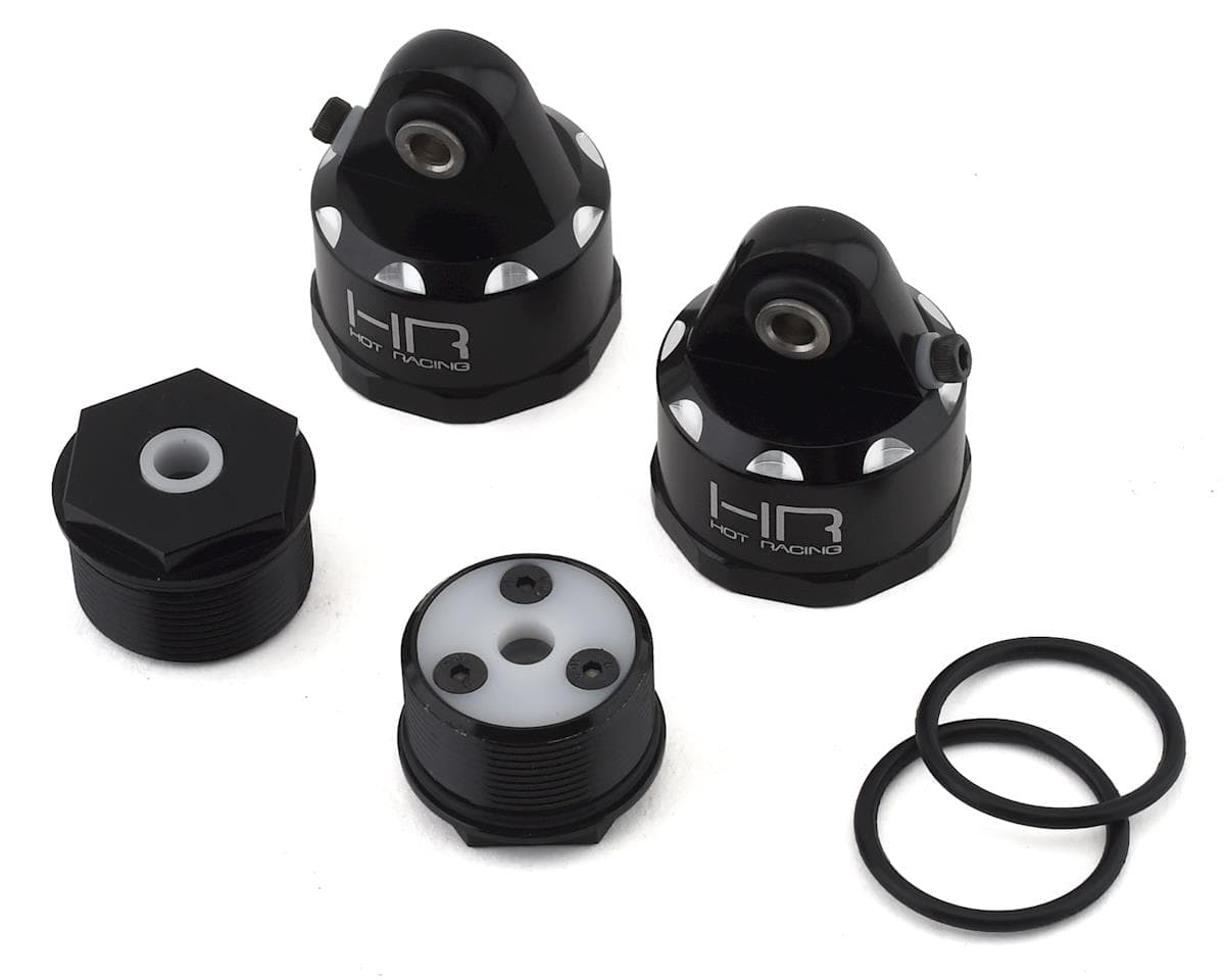 Hot Racing Kraton/Outcast 8S Aluminum Bleeder Shock Cap & Cartridge Set (2)