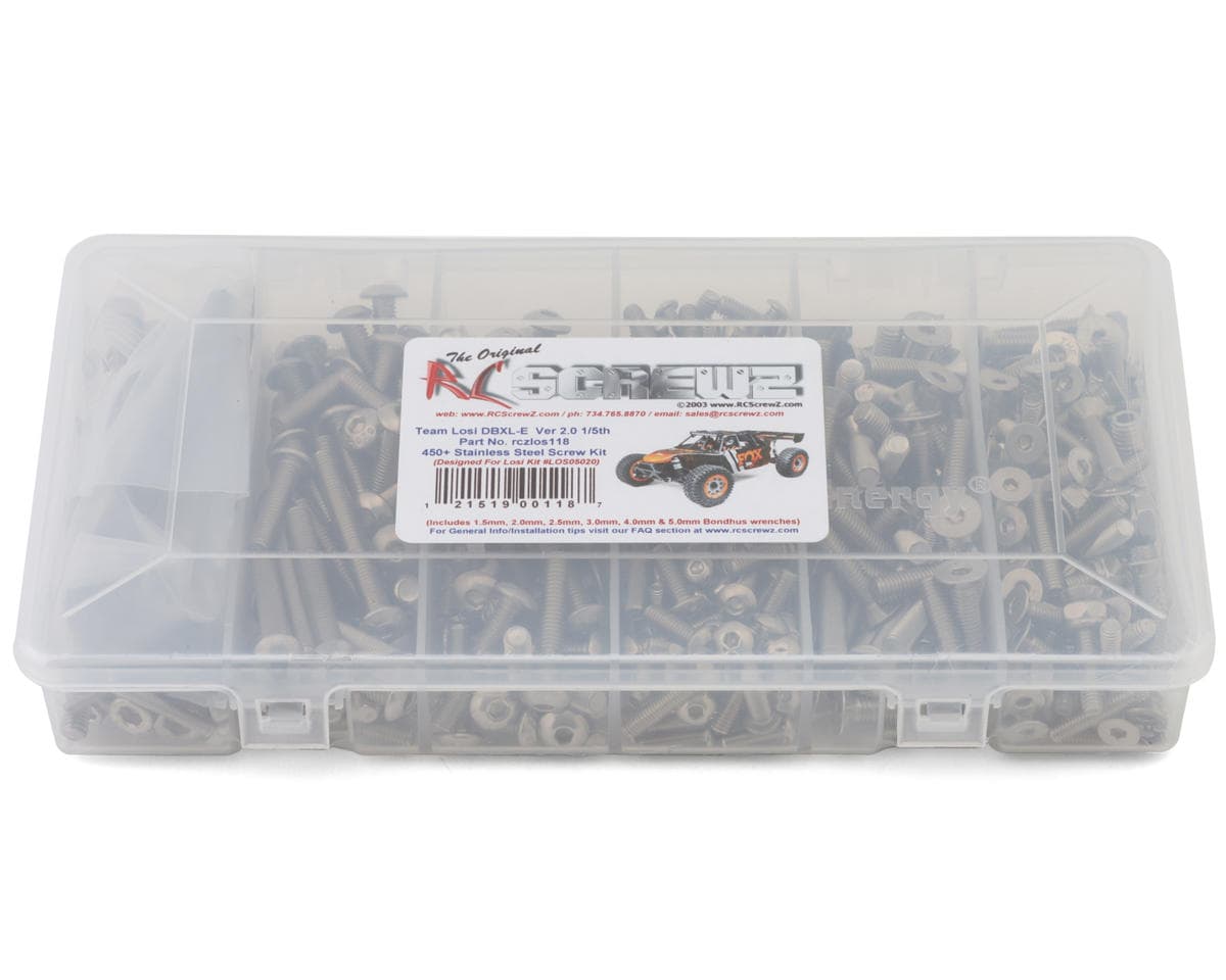RC Screwz Losi DBXL-E 2.0 Stainless Steel Screw Kit