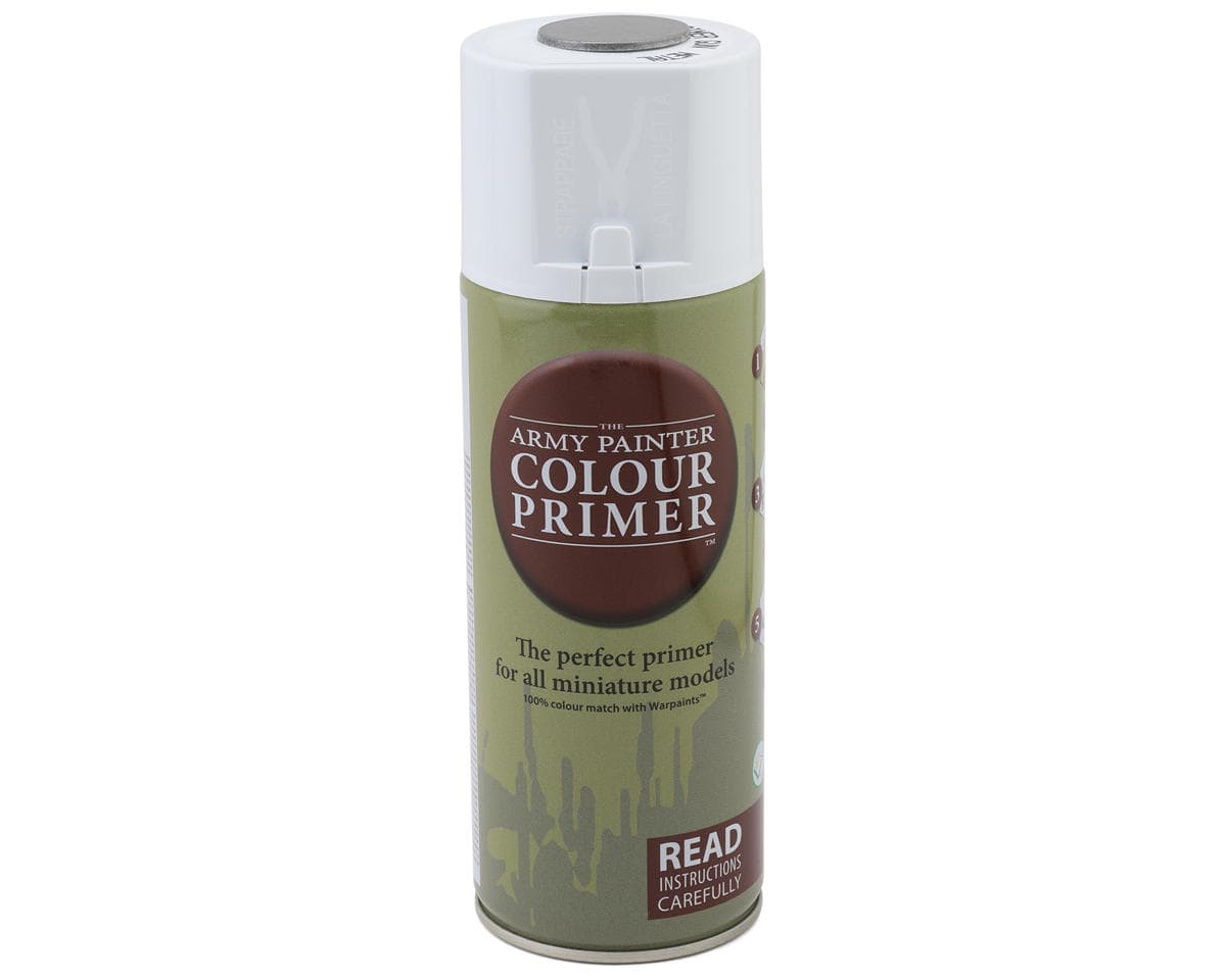 Army Painter Colour Primer Acrylic Hobby Paint Spray (Gun Metal) (400ml)