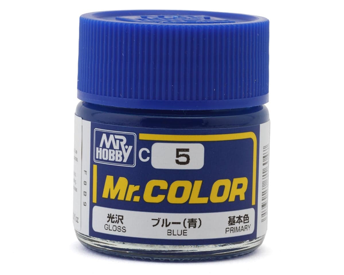GSI Creos Mr. Hobby C5 Gloss Blue Acrylic Hobby Paint (10ml)