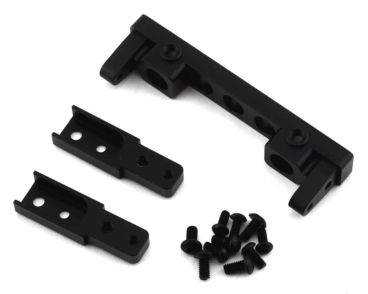 SSD RC SCX10 II Aluminum Rear Bumper Mount w/Rail Extension