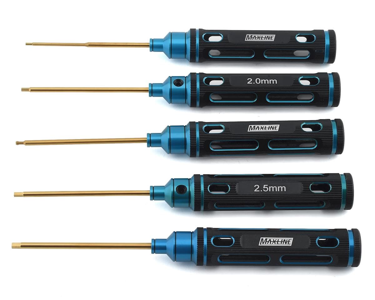 Maxline R/C Products Elite Hex Driver Set (1.5, 2.0, 2.0 Ball, 2.5 & 3.0mm)